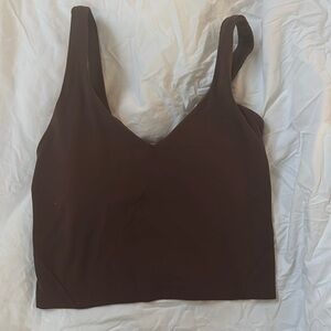 Brown lululemon align tank